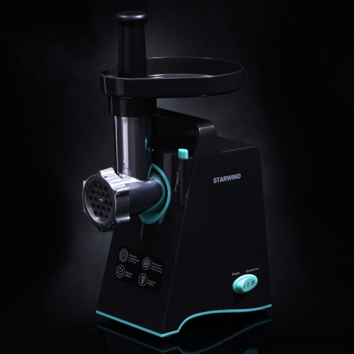 Мясорубка STARWIND SMG4480 темно-серый/бирюзовый