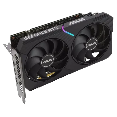 Видеокарта Asus PCI-E 4.0 DUAL-RTX3060-O8G NV RTX3060 8192Mb 128 GDDR6 1837/15000/HDMIx1/DPx3/HDCP R
