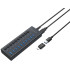Коммутатор USB 2.0 HARPER HUB-10MB Black