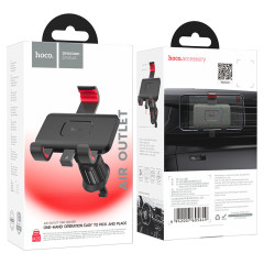 Автомобильный держатель Hoco H21 красно-черный