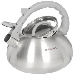 Чайник со свистком Daniks DSC-8801, нерж., 3 л.(296811)