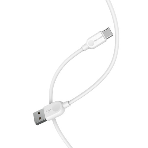 Кабель USB 2.0 A вилка - Type C 1 м Borofone BX14 White