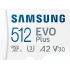 Карта micro-SD 512 GB SAMSUNG EVO PLUS Class10 UHS-I U3 (MB-MC512KA/EU)