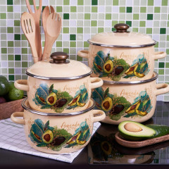 Кастрюля APPETITE Avocado, эмаль, 3,0л