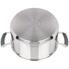 Кастрюля Daniks Верма, нерж., индукция, 5,7 л. (CW-S071-24)(460666)