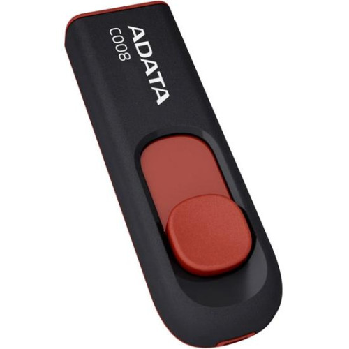 Карта USB2.0 32 GB A-DATA AC008-32G-RKD USB2.0 красный/черный