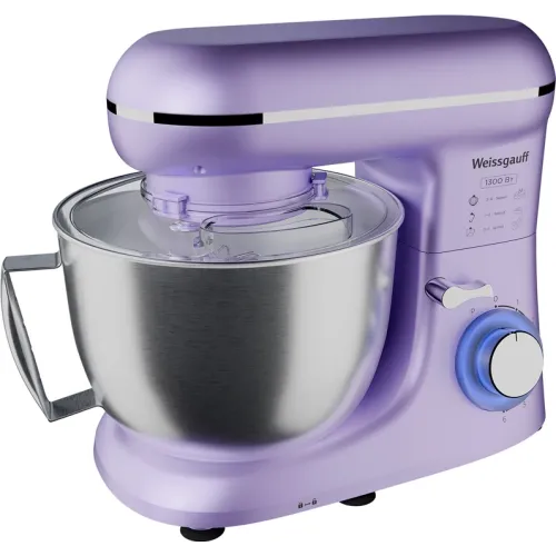 Миксер планетарный Weissgauff WSM 131 PML Prime Chef сиреневый