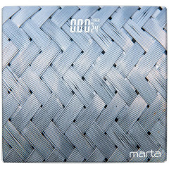 Весы напольные электронные MARTA MT-SC3602, стальная проволока, 30х30 см