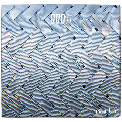 Весы напольные электронные MARTA MT-SC3602, стальная проволока, 30х30 см