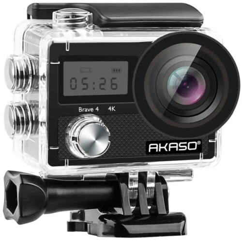 Экшн-камера AKASO BRAVE 4. Цвет: черный.
