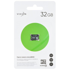 Карта micro-SD 32 GB Vixion Class10