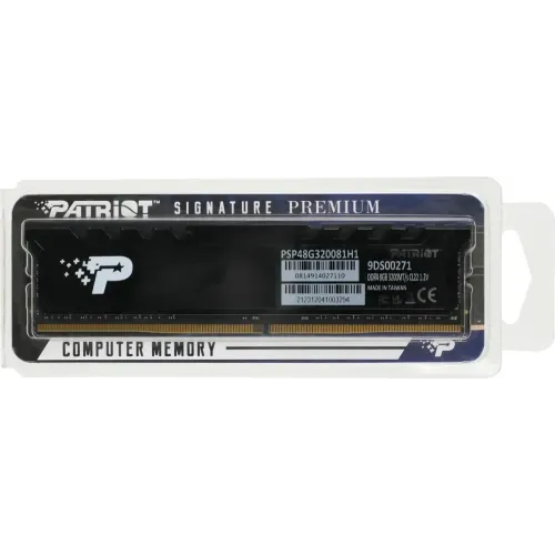 Память DDR4 8192Mb 3200MHz Patriot PSP48G320081H1 Signature RTL Gaming PC4-25600 CL22