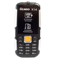 Сотовый телефон Olmio X14 черно-оранжевый
