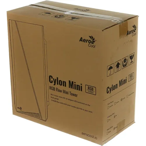 Корпус Aerocool Cylon Mini белый без БП