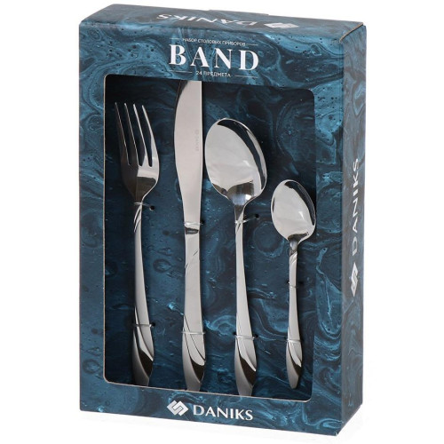 Набор столовых приборов Daniks Band 24пр.(363596)