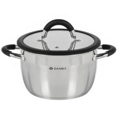 Набор посуды DANIKS Орландо, кастрюли, нерж., 6 пр (GS-01435-6SE)(434981)