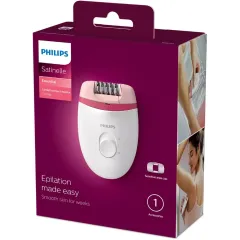 Эпилятор PHILIPS BRE-235/00 белый/розовый