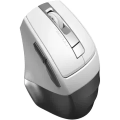Мышь A4 Fstyler FG35S серебристый/белый оптическая (2000dpi) беспроводная USB (3but)