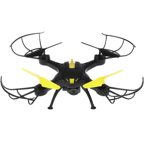 Квадрокоптер Pilotage Falcon X FPV 0.3Mpix VGA WiFi ПДУ черный/желтый
