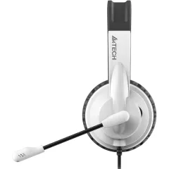 Гарнитура A4 HS-11 черный/белый (2м) (*8)