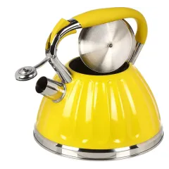 Чайник со свистком Daniks GS-04611Y, индукция, желтый., 3 л.(438336)