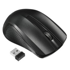 Мышь Оклик 485MW черный оптическая (1600dpi) беспроводная USB (2but)