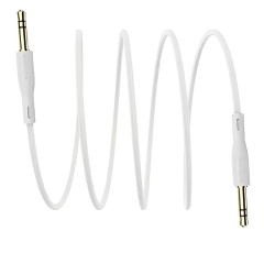 Кабель Jack вилка - Jack вилка 1 м Borofone BL1 белый