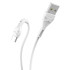 Кабель USB 3.0 A вилка - Type C 1 м HOCO X37 Cool Power 1m 3A усиленный белый