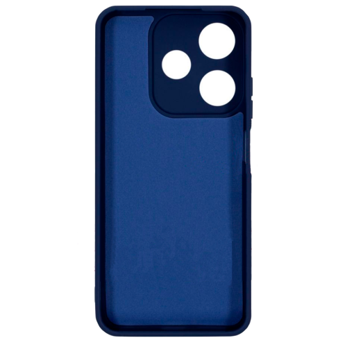 Бампер Tecno Spark 10/10C ZIBELINO Soft Matte синий защита камеры