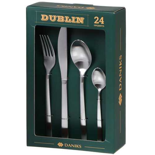 Набор столовых приборов Daniks Dublin, 24пр