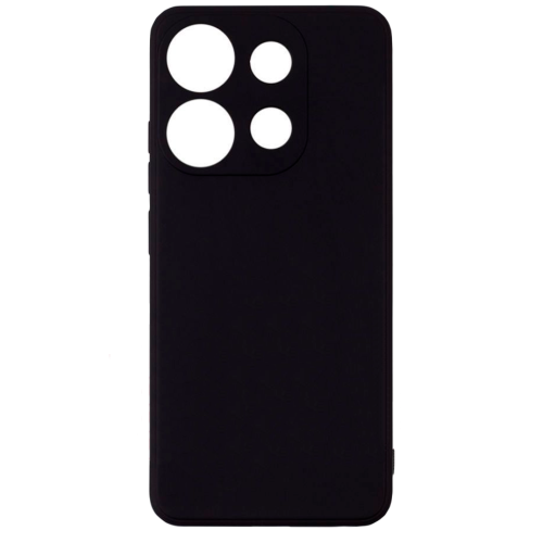Бампер Tecno Spark Go 2023/Pop 7 Pro ZIBELINO Soft Matte черный с микрофиброй