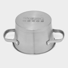 Кастрюля Magistro, нерж., индукция, слив, 1,5 л. (10092694)(*5)