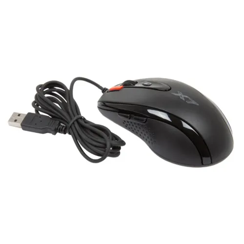 Мышь A4 X-710BK Extra High Speed Oscar Editor Optical Black USB