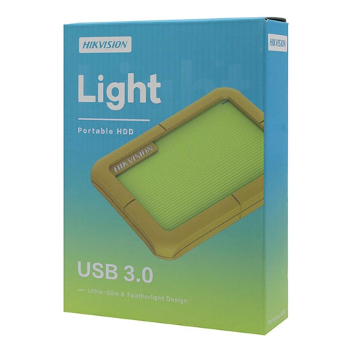 HDD USB 2Tb Hikvision HS-EHDD-T30 2T Rubber зеленый