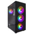 Корпус 1STPlayer FIRE DANCING V3-B MidiTower ATX LED (V3-B-4F1)