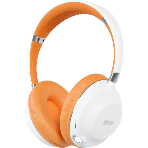 Гарнитура Bluetooth More choice HW34S белый/оранжевый (*5)