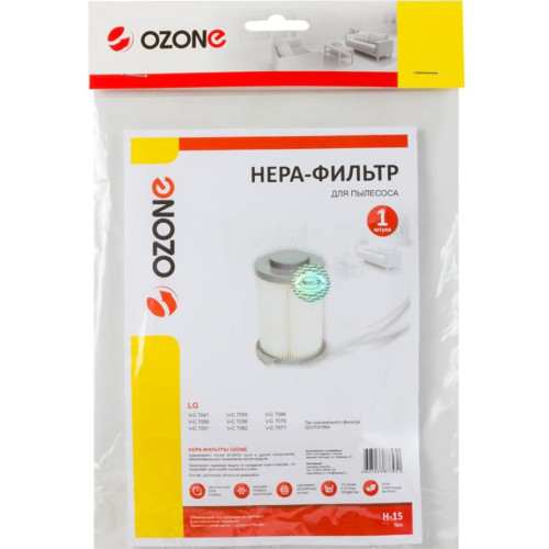 Хепа-фильтр OZONE H-15 для LG
