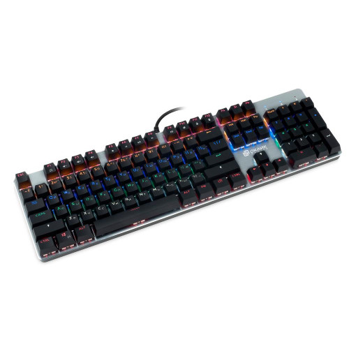 Клавиатура Oklick 970G Dark Knight черный/серебристый