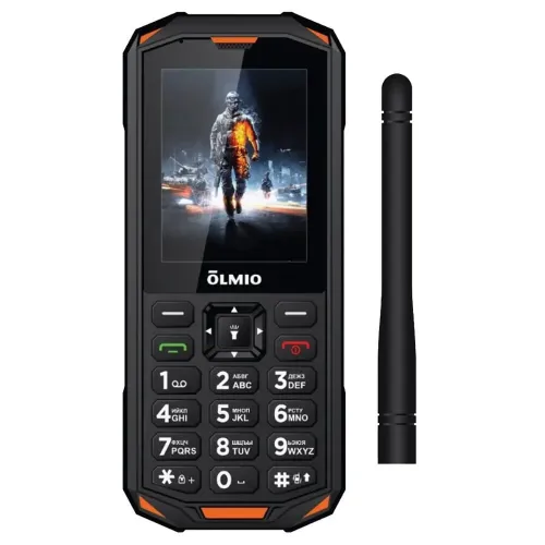 Сотовый телефон Olmio X15 черный-оранжевый