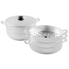 Мантоварка КАЛИТВА 180635, 26 см, алюм. 6,0л., 3 сетки (108844)