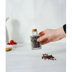 Банка для специй Доляна «Парфе. Ажур» 100 мл., стекло, 10х5 см (959133)