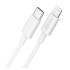 Кабель USB 3.0 Type C - 8pin 1 м Vixion VX-05i PRO 2.4A 18W PD белый