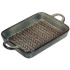 Форма для выпечки керамика Attribute Glaze, прямоугольная,18.5х32х4 см,сине-корчн.(ABG006)(483596)