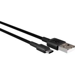 Кабель USB 2.0 A вилка - Type C 0.25 м More choice K14a Black