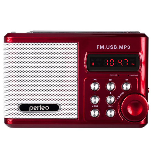 Радиоприемник PERFEO Sound Ranger PF-SV922 красный