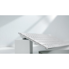 Клавиатура + мышь Rapoo 9300M белый USB беспроводная Multimedia