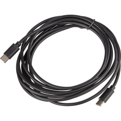 Кабель USB 2.0 Type C- Type C 3 м NoName черный