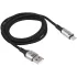 Кабель USB 2.0 A вилка - Type C 1.2 м TFN TFN-C-BLZ-AC1 M-NI никель