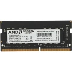 Память SO-DIMM DDR4 8192Mb 2400MHz AMD R748G2400S2S-U Radeon R7 Performance Series RTL PC4-19200 CL1