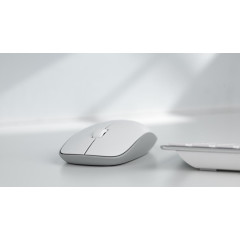 Клавиатура + мышь Rapoo 9300M белый USB беспроводная Multimedia